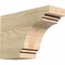 Ekena Millwork Pescadero Rough Sawn Rafter Tail, Douglas Fir, 4"W x 8"H x 12"L RFT04X08X12PEC00RDF - alternate 1